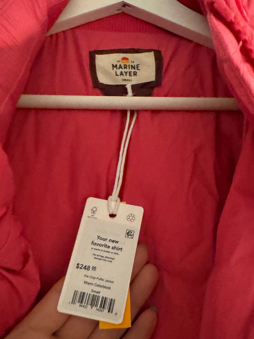 Marine Layer Gia Crop Puffer Jacket (New with tags) - Picture 7 of 11